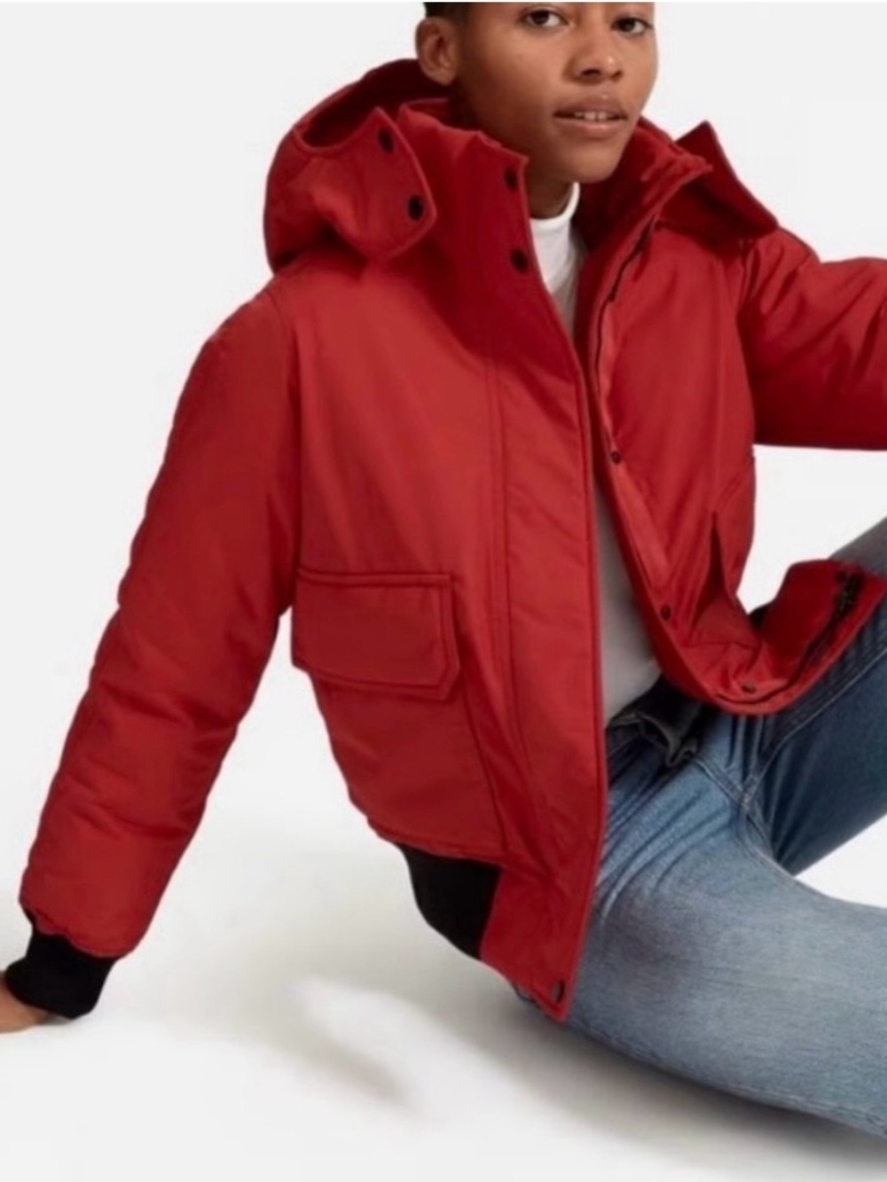 Everlane ReNew Heavy Weight Bomber Puffer